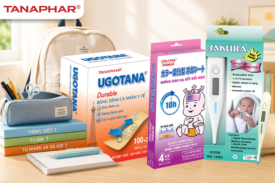 BỘ CHĂM SÓC SỨC KHOẺ CHO BÉ TRƯỚC MÙA TỰU TRƯỜNG - CHUẨN BỊ CHO NĂM HỌC MỚI AN TÂM HƠN