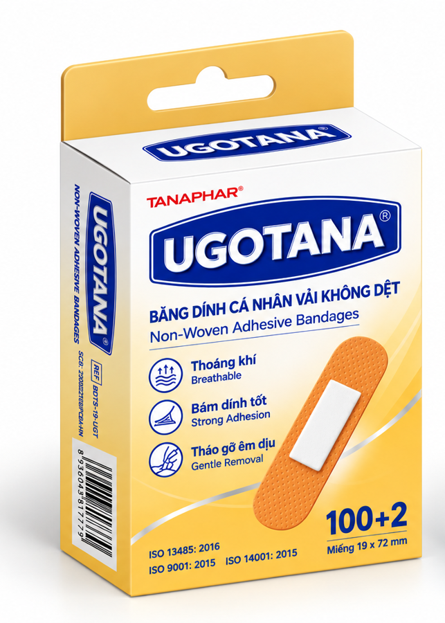 Băng dính cá nhân vải không dệt Non-Woven Fabric UgoTana