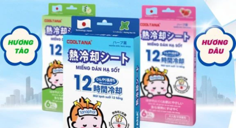 Miếng dán hạ sốt Cooltana- an toàn và hiệu quả cao
