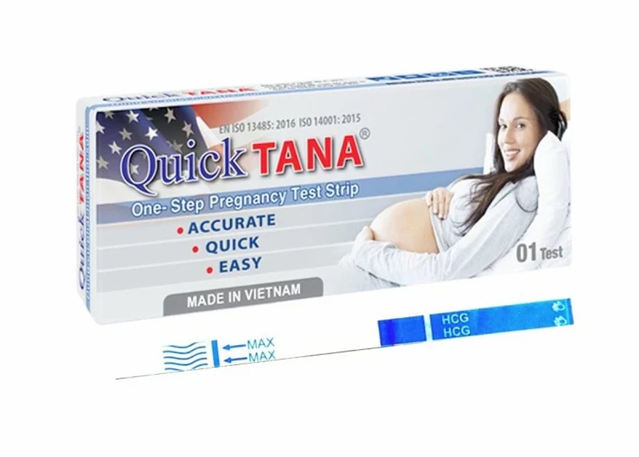 Que thử xét nghiệm định tính HCG QuickTANA nhanh chóng chính xác