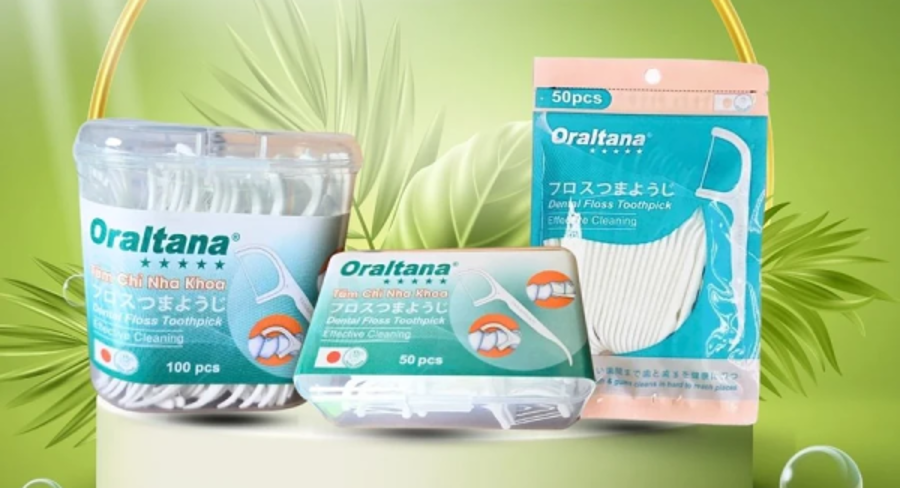 Tăm chỉ nha khoa Oraltana – giúp bạn có nụ cười rạng rỡ mỗi ngày