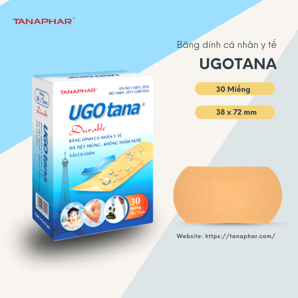 BĂNG DÍNH CÁ NHÂN Y TẾ UGOTANA 3