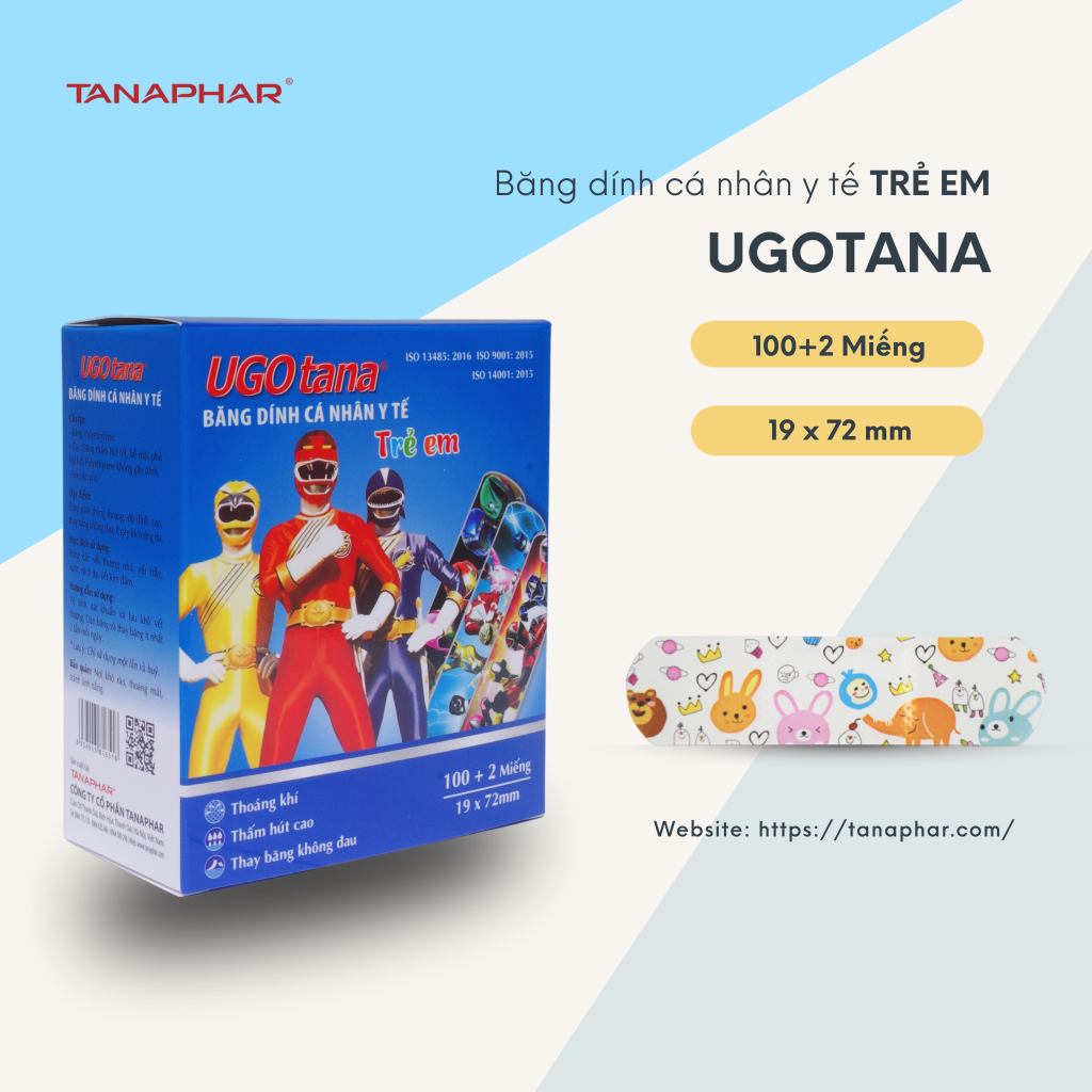 BĂNG DÍNH CÁ NHÂN Y TẾ UGOTANA 4