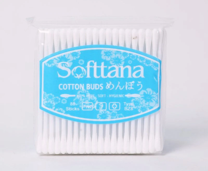 Bông vệ sinh tai mũi em bé SOFTTANA – Mềm mịn, an toàn cho bé 1