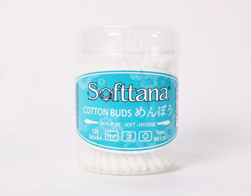Bông vệ sinh tai mũi em bé SOFTTANA – Mềm mịn, an toàn cho bé 2