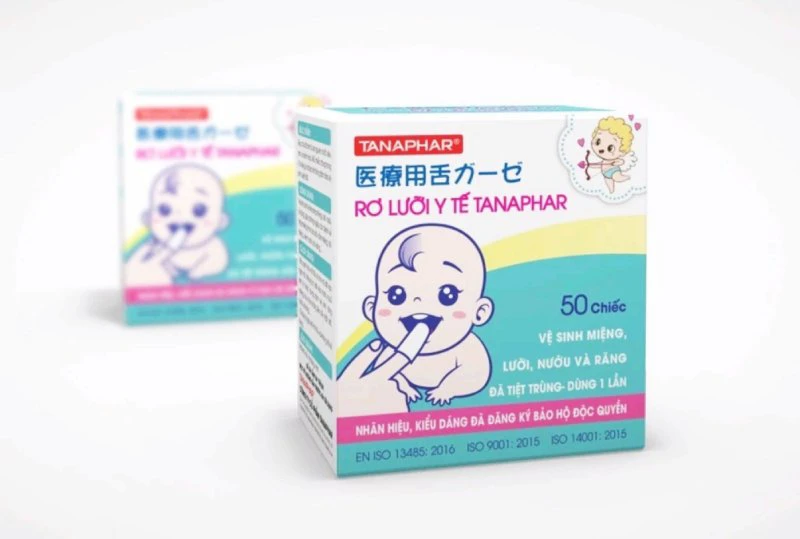 Rơ lưỡi y tế Tanaphar chính hãng, đã tiệt trùng, mềm mại an toàn cho bé 3