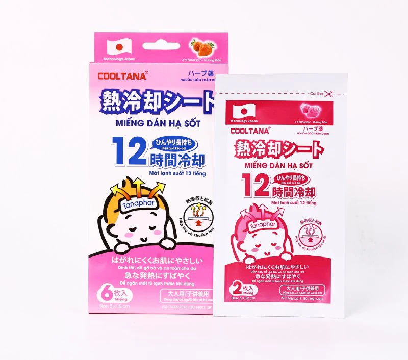 Miếng dán hạ sốt COOLTANA chính hãng giá tốt sản xuất và phân phối tại Tanaphar 1