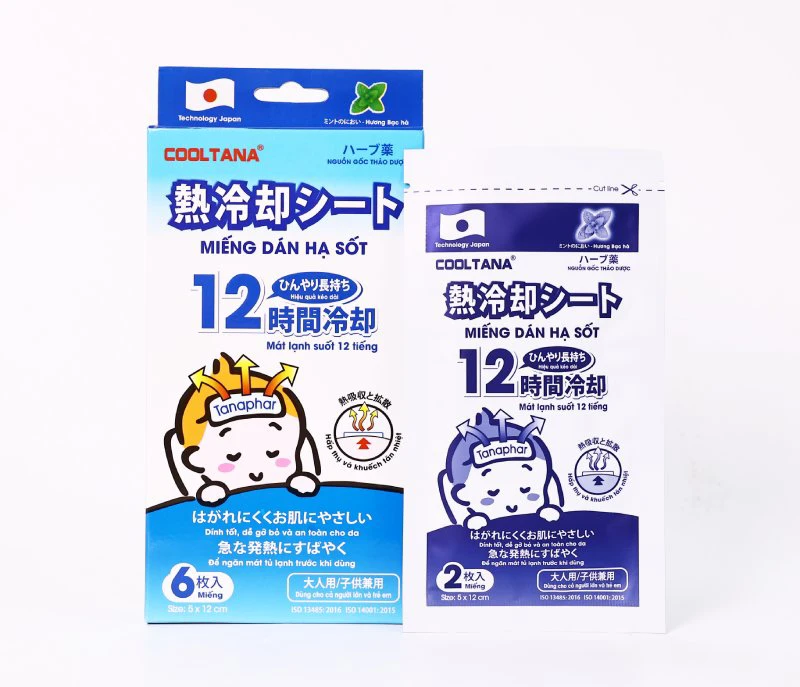 Miếng dán hạ sốt COOLTANA chính hãng giá tốt sản xuất và phân phối tại Tanaphar 2
