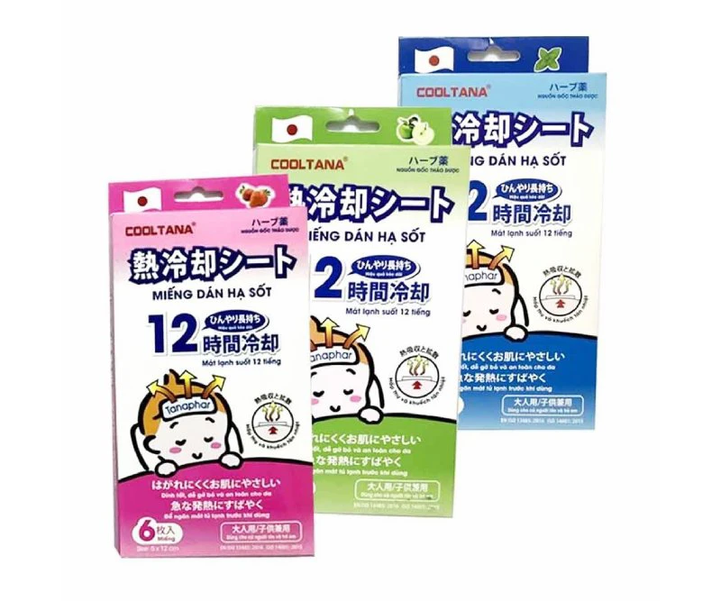Miếng dán hạ sốt COOLTANA chính hãng giá tốt sản xuất và phân phối tại Tanaphar 4