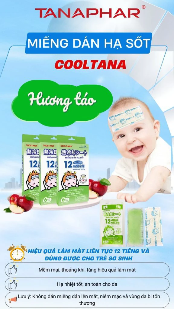 Miếng dán hạ sốt Cooltana- an toàn và hiệu quả cao 3