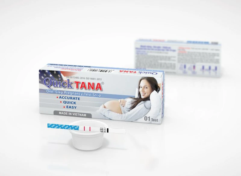 Que thử xét nghiệm định tính HCG QuickTANA nhanh chóng chính xác 4