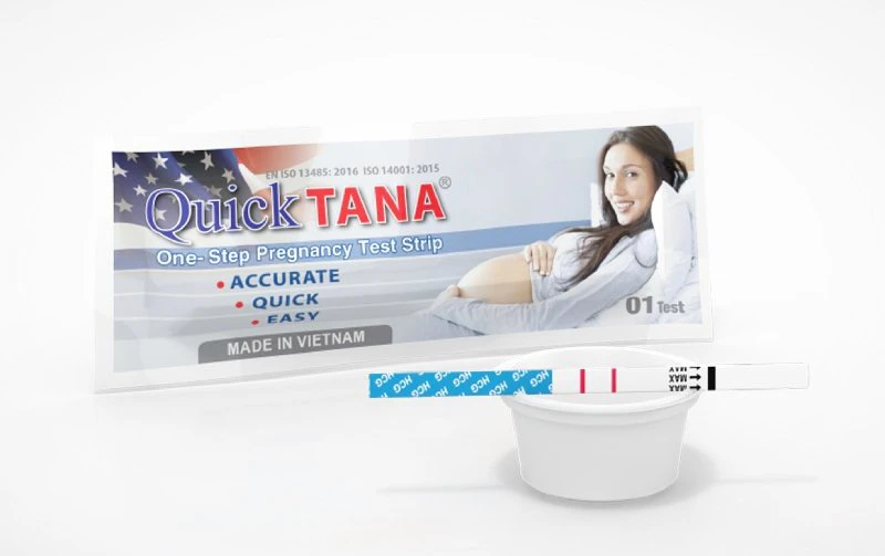 Que thử xét nghiệm định tính HCG QuickTANA chính hãng giá tốt 1