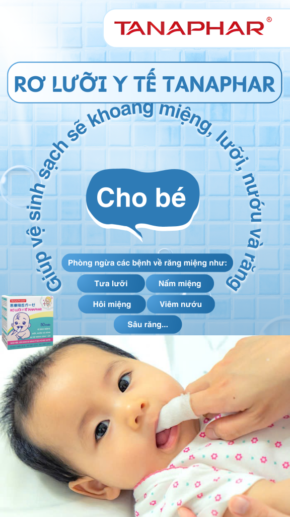 Rơ lưỡi y tế Tanaphar giúp vệ sinh sạch sẽ khoang miệng cho bé yêu 3