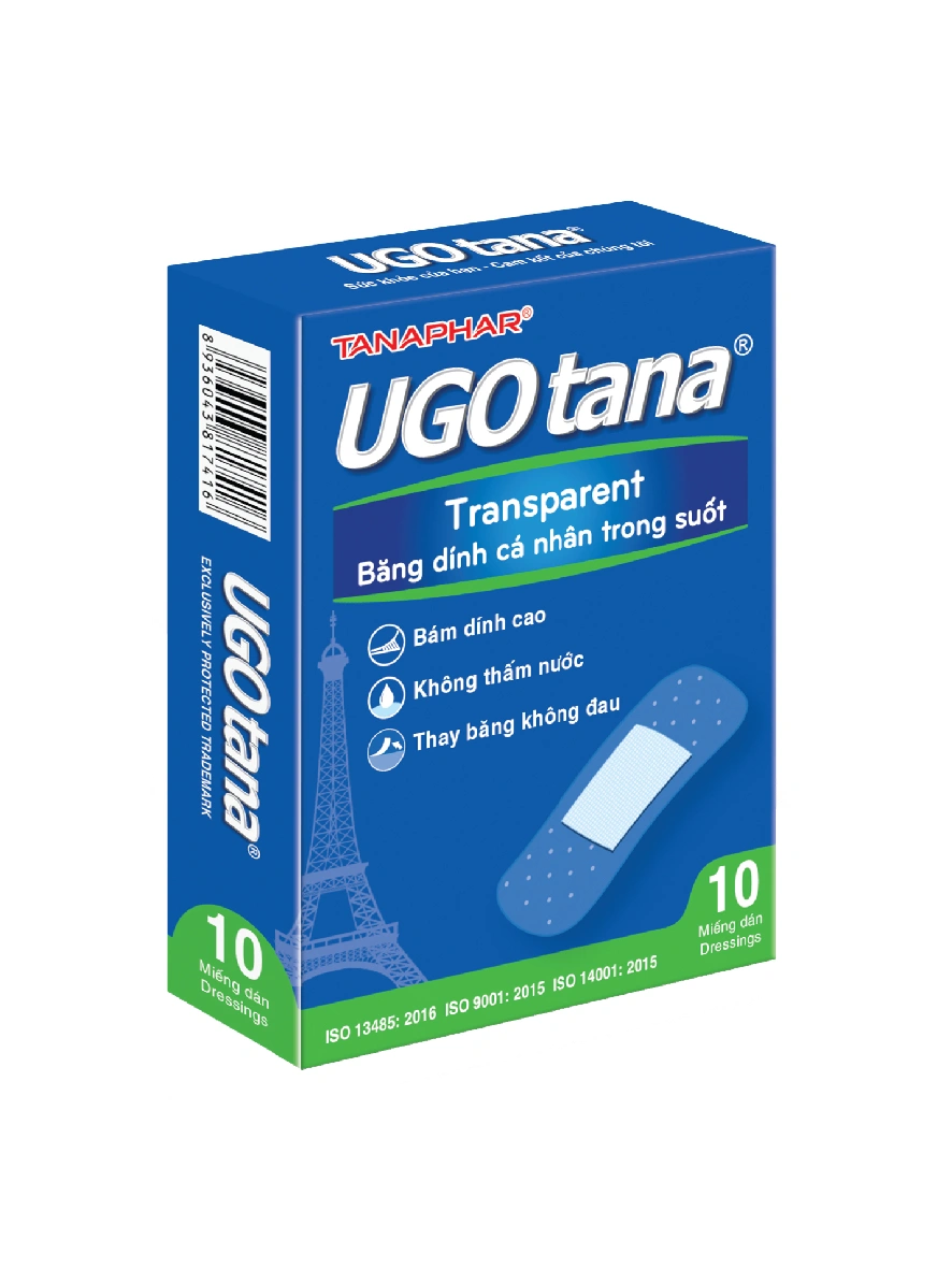 Băng Dính Cá Nhân Trong Suốt Ugotana BH245134