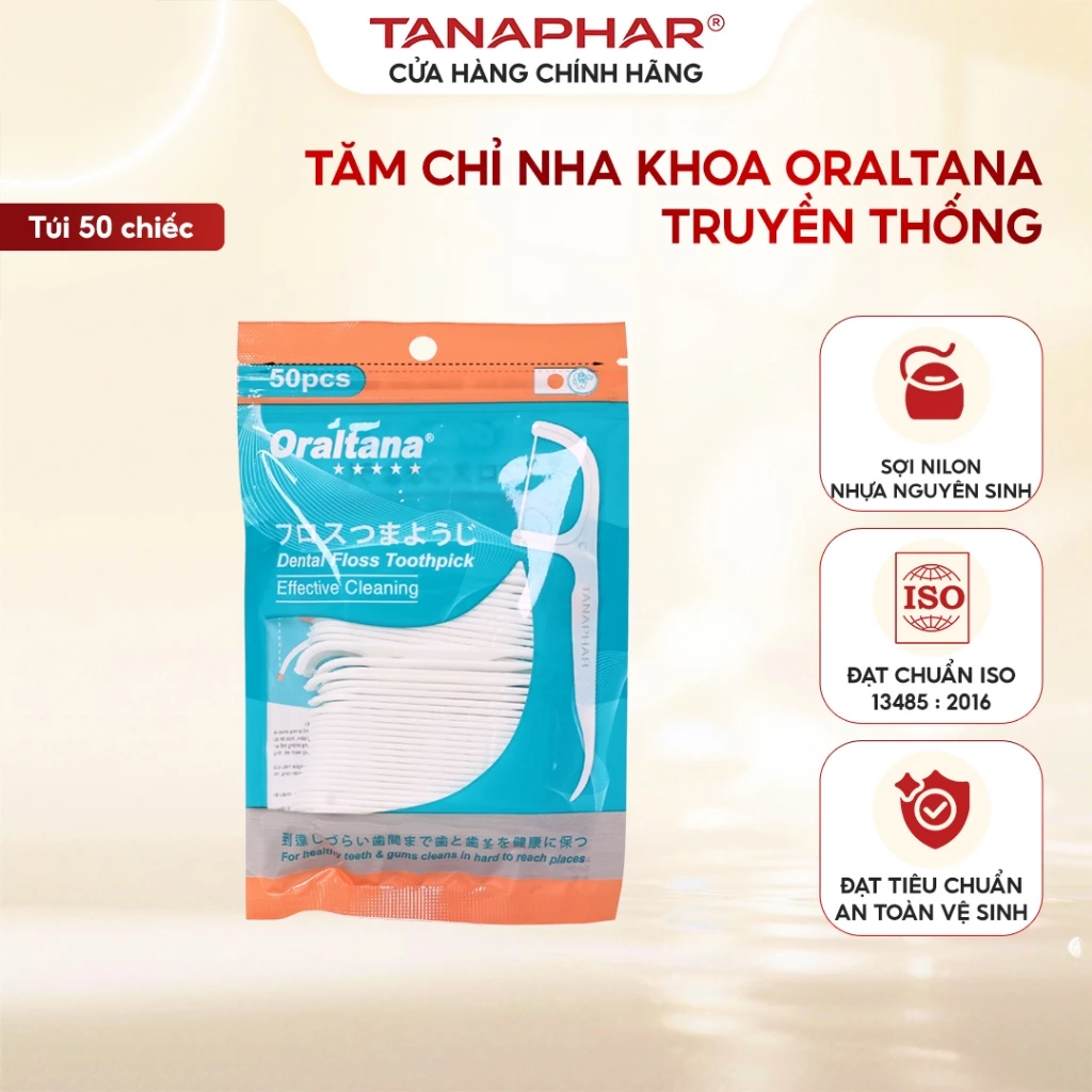 Tăm Chỉ Nha Khoa Oraltana Đạt Tiêu Chuẩn An Toàn Vệ Sinh BH245184