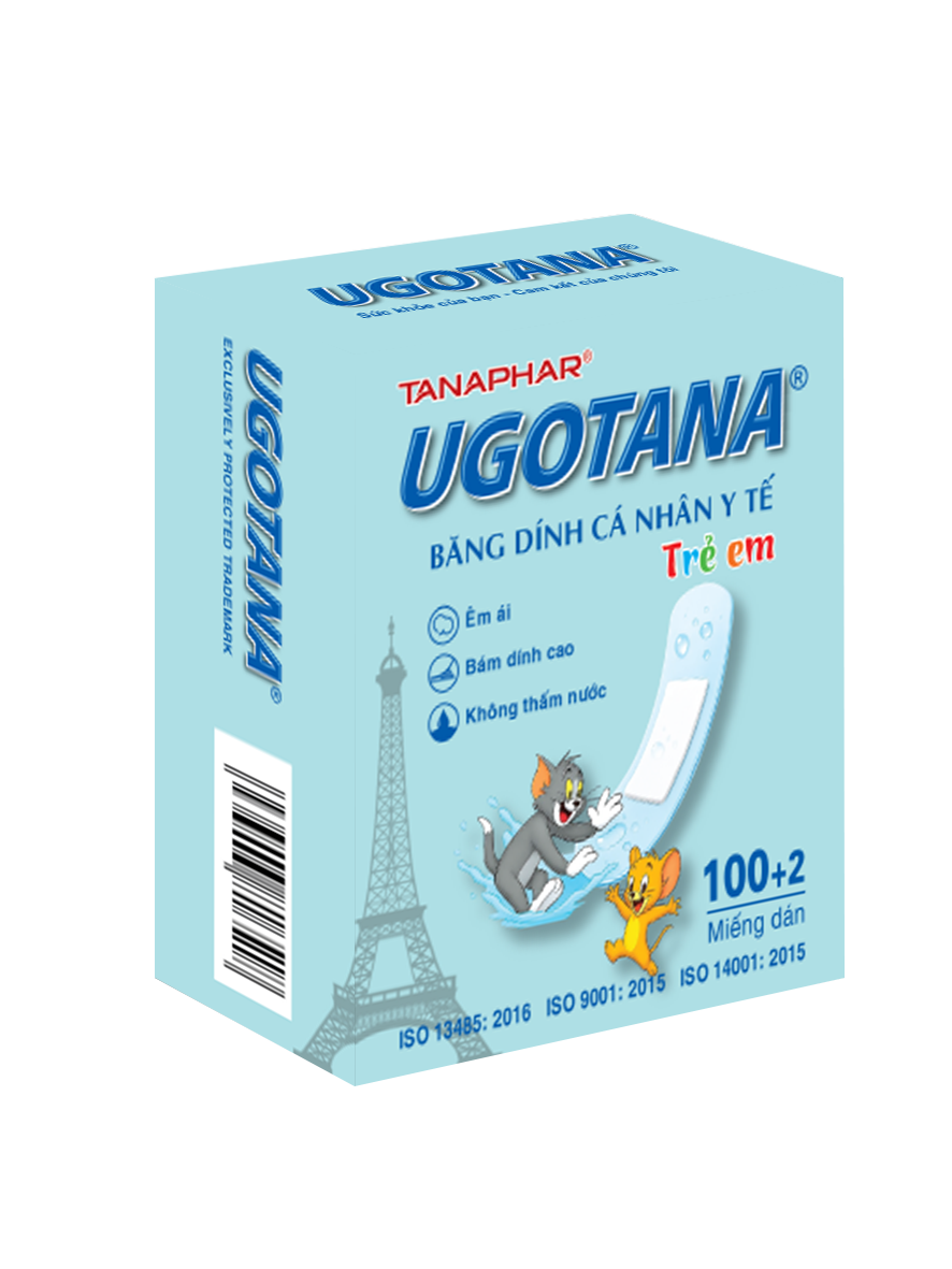 Băng Dính Cá Nhân Y Tế Dành Cho Trẻ Em UGOTANA BH245142