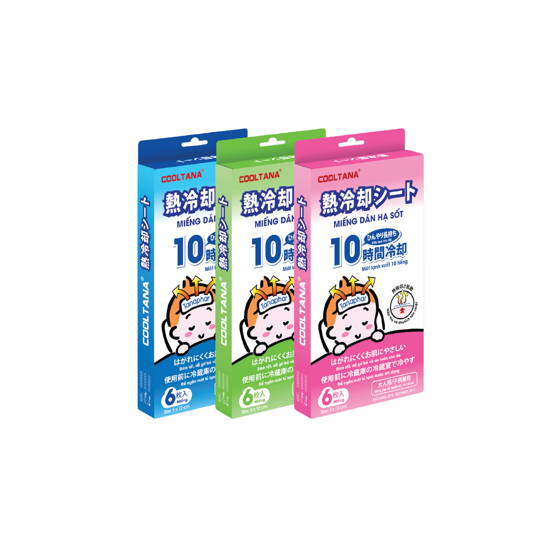Miếng dán hạ sốt Cooltana Tanaphar 245128