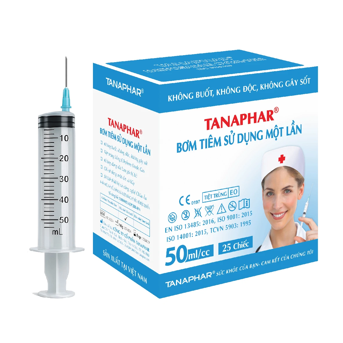 Bơm Tiêm Sử Dụng 1 Lần TANAPHAR BH245165