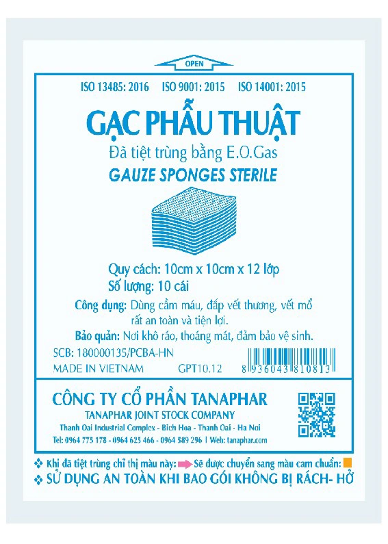 Gạc phẫu thuật BH245203