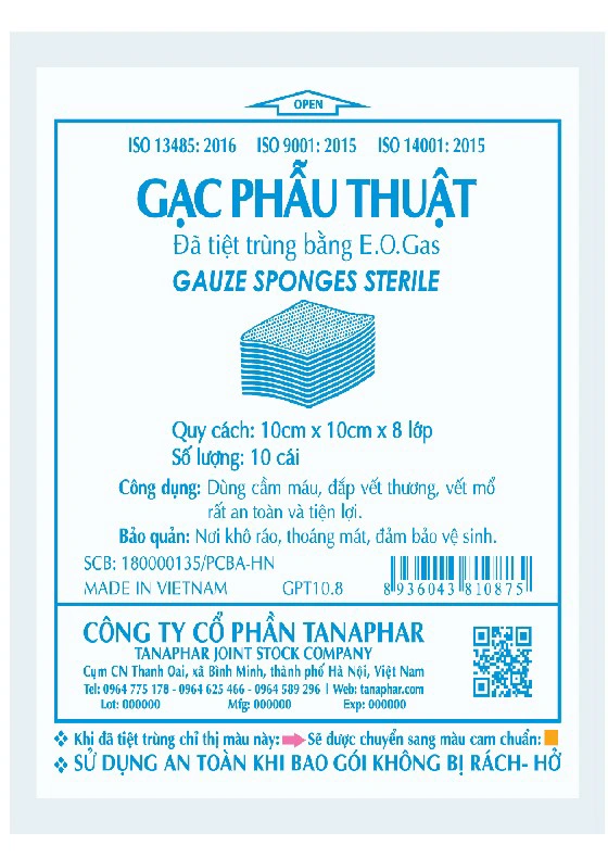 Gạc phẫu thuật BH245203