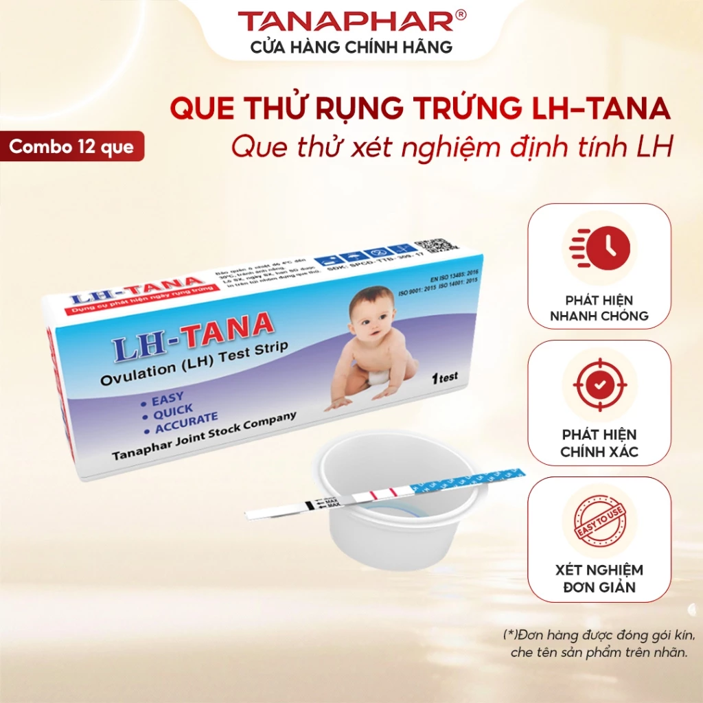 Combo 3 Que thử xét nghiệm định tính LH - TANA BH245167