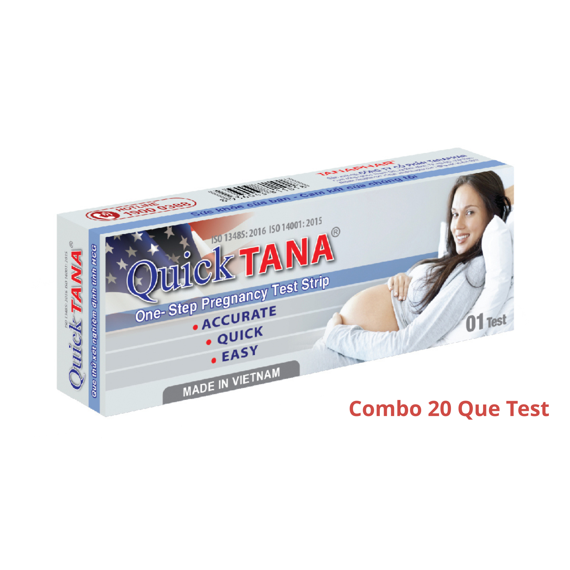 Combo 3 Que thử xét nghiệm định tính HCG - QUICKTANA BH245188