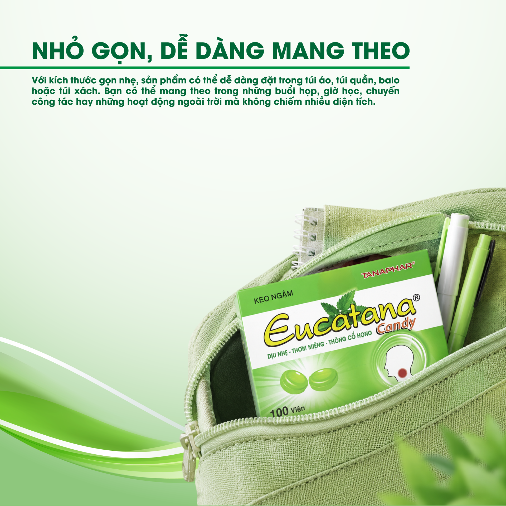 Kẹo Ngậm EUCATANA Hương Thảo Mộc Tự Nhiên, Dịu nhẹ, Thơm Miệng, Thông Cổ Họng, Phù Hợp Cho Cả Gia Đình BH246208 4