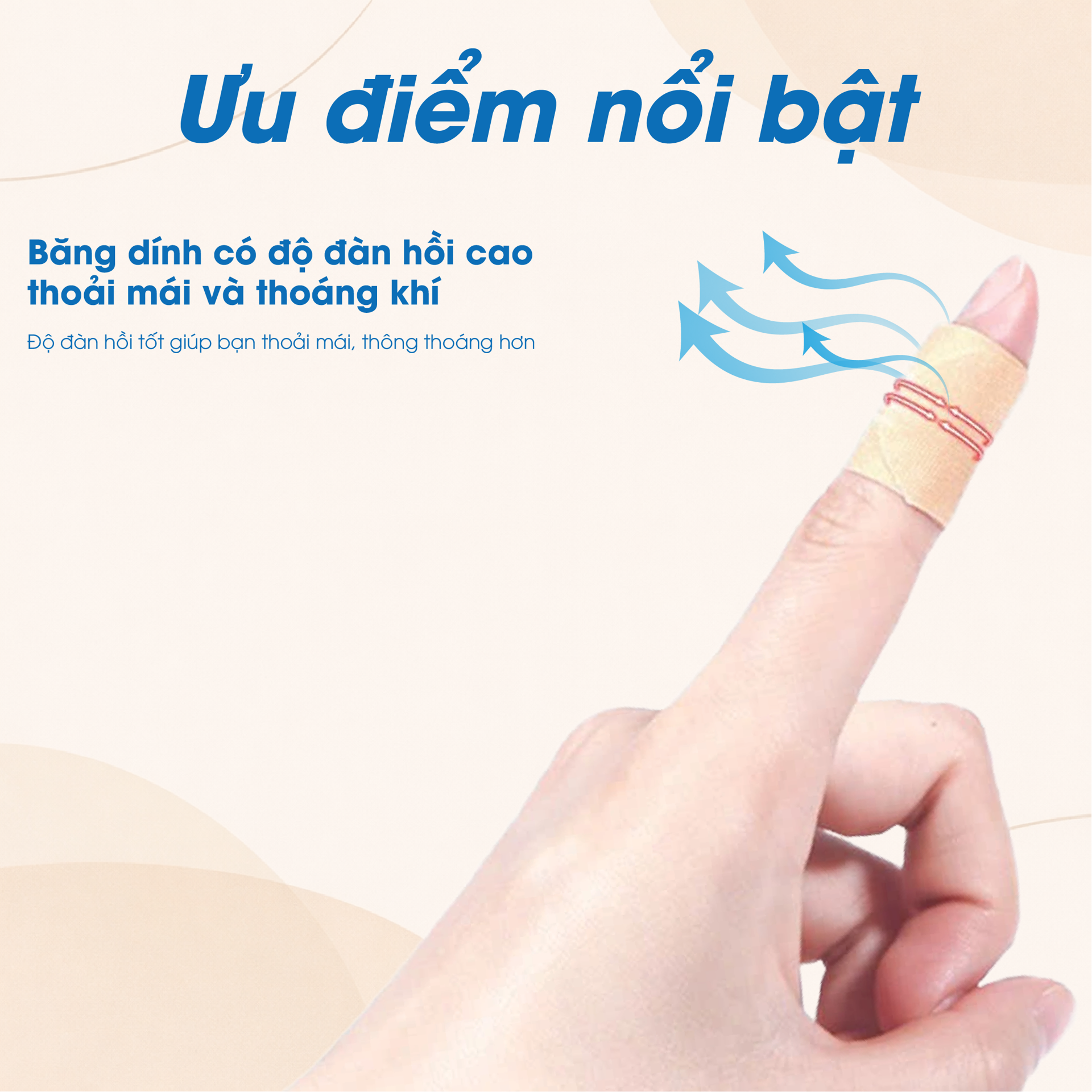 Băng dính cá nhân vải không dệt Non-Woven Fabric UgoTana BH245137 2