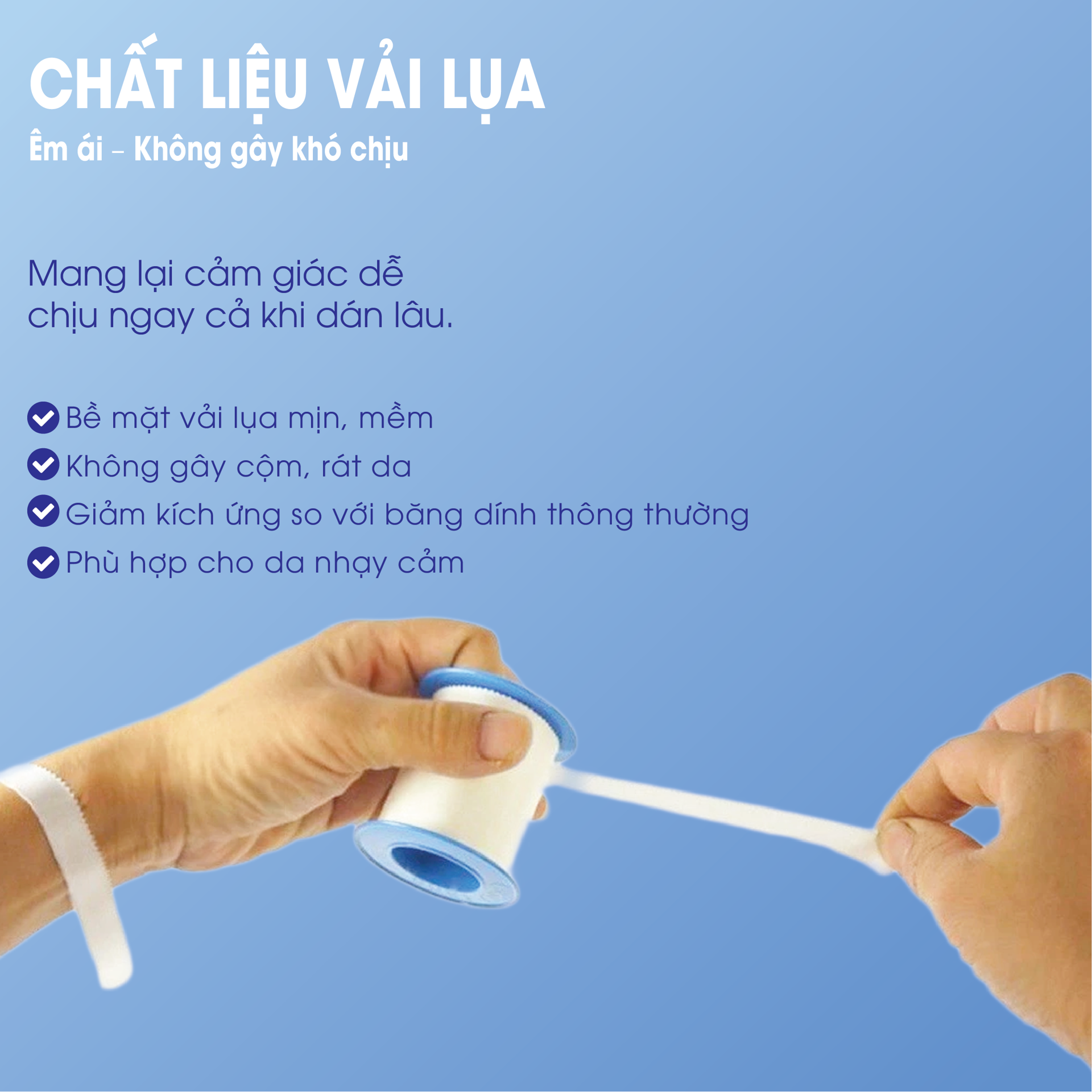 Băng Dính Cuộn Vải Lụa Y Tế Suremed BH245173 2