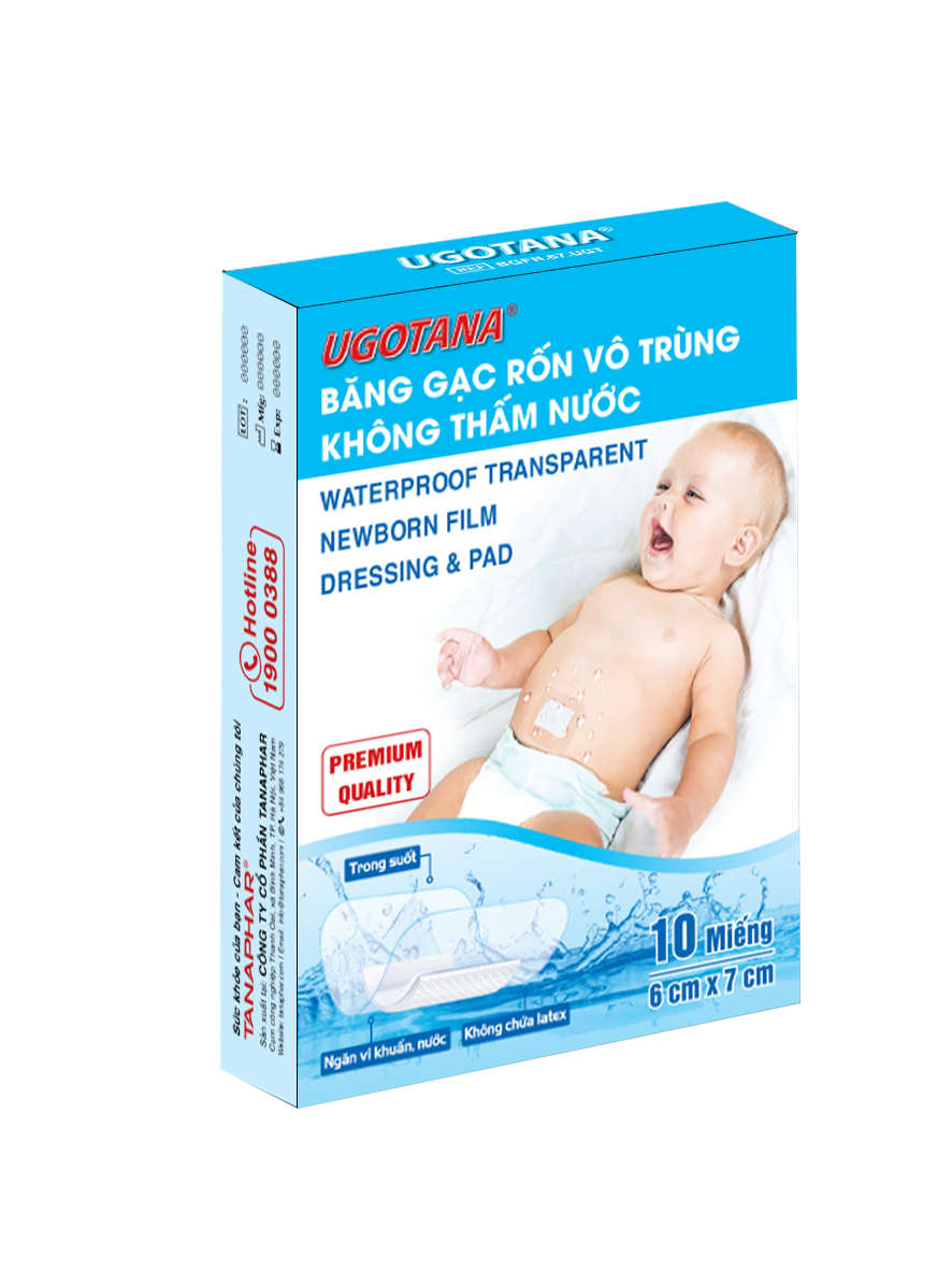 Băng gạc rốn vô trùng không thấm nước UGOTANA BH245146