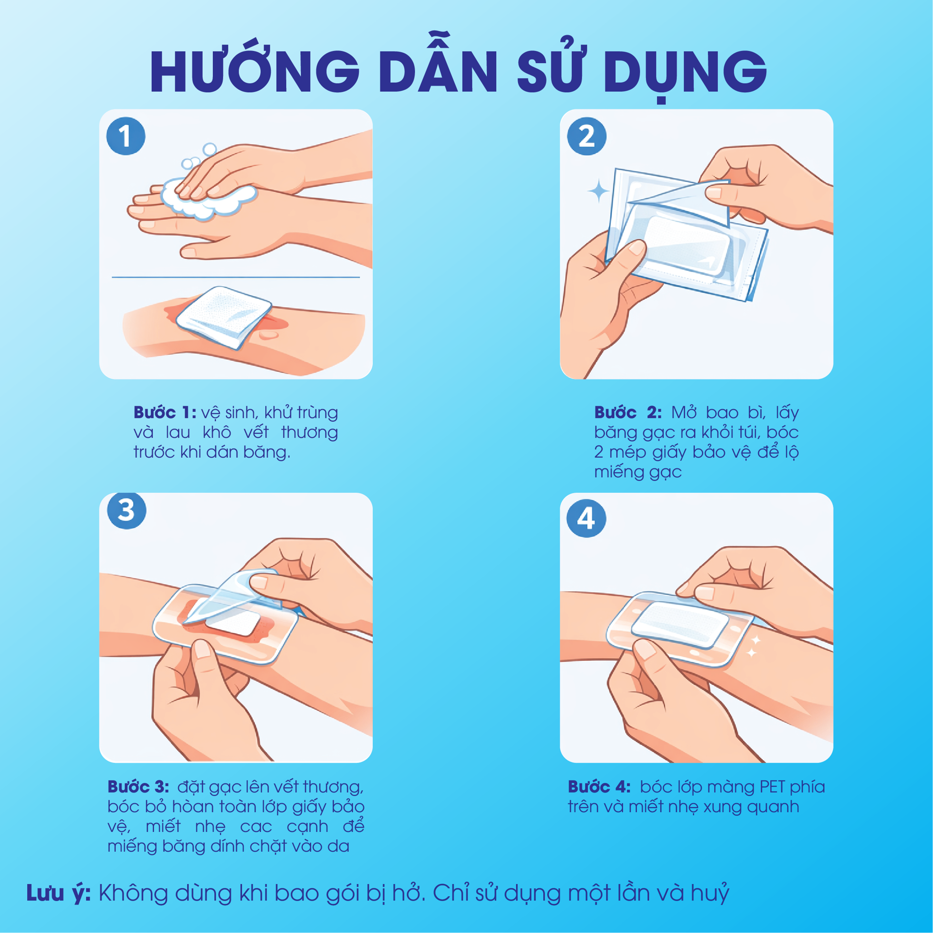 Băng Gạc Vô Trùng Không Thấm Nước Ugotana BH245144 1