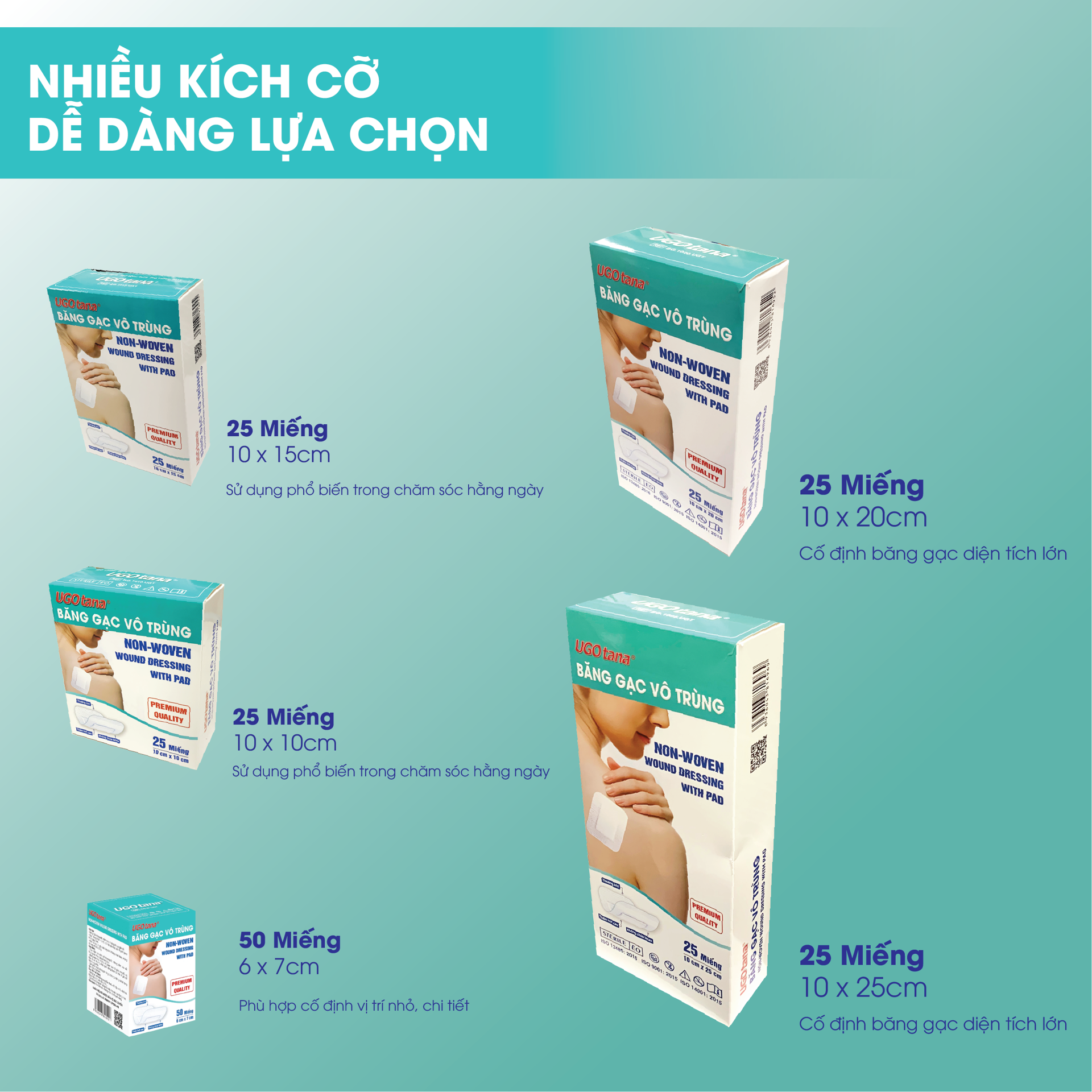 Băng gạc vô trùng Ugotana BH245143 6