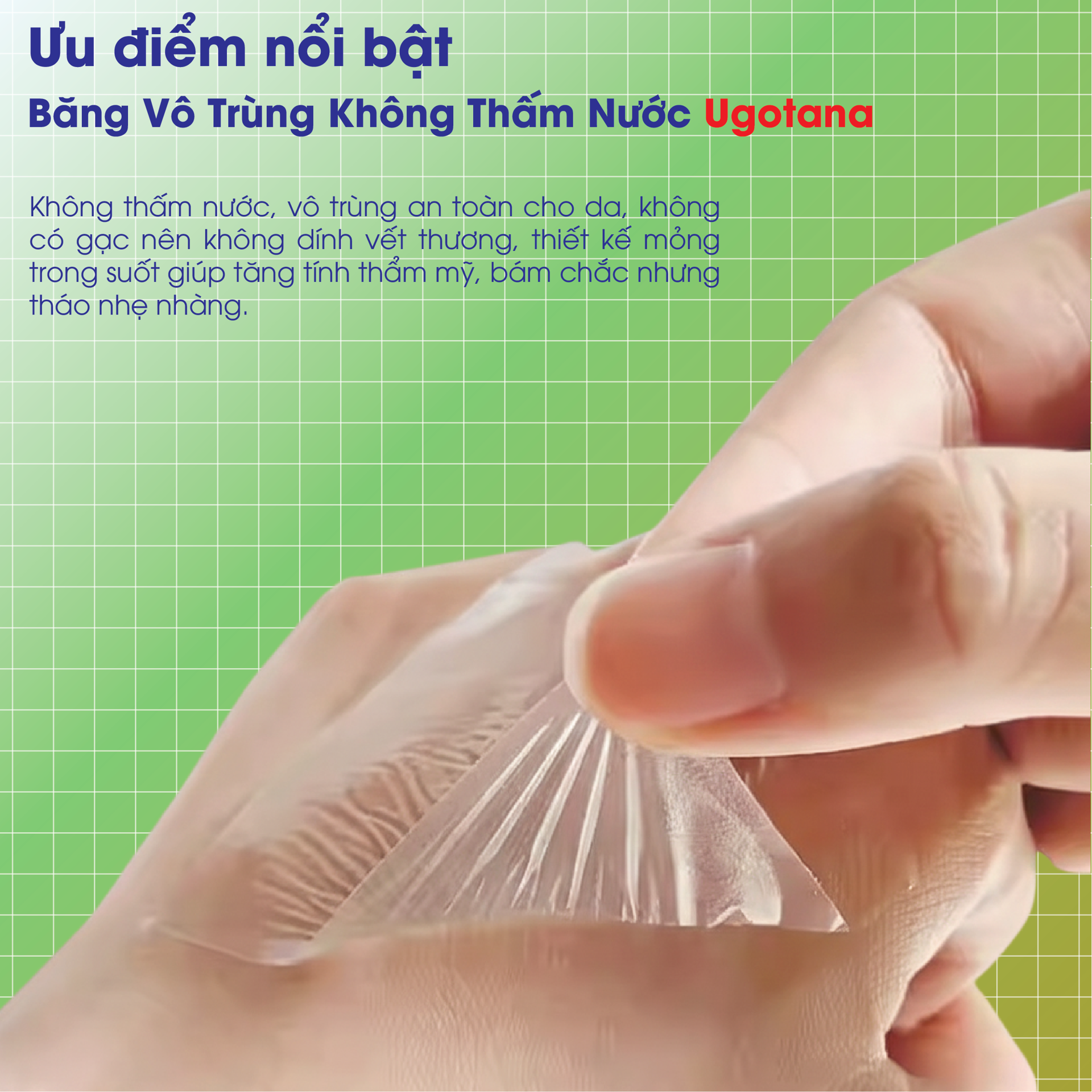 Băng Vô Trùng Không Thấm Nước Ugotana BH245145 2