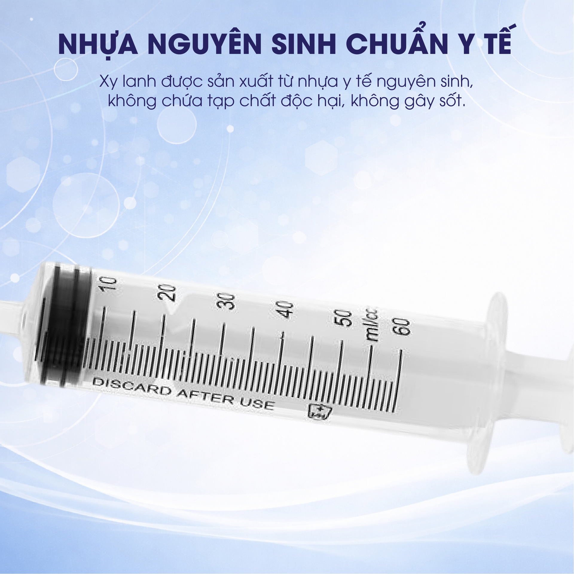 Bơm Tiêm Cho Ăn Sử Dụng Một Lần 50ml/cc VIHANKOK BH245191 1