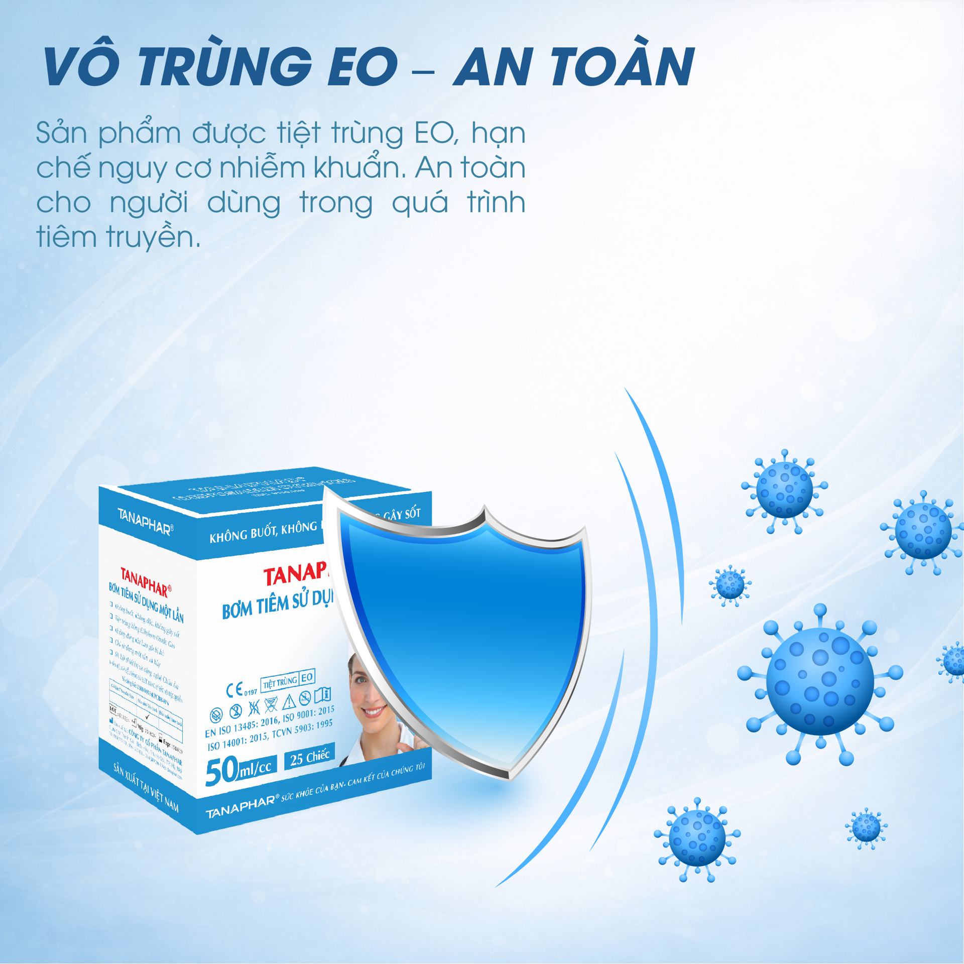 Bơm Tiêm Sử Dụng 1 Lần TANAPHAR BH245165 1