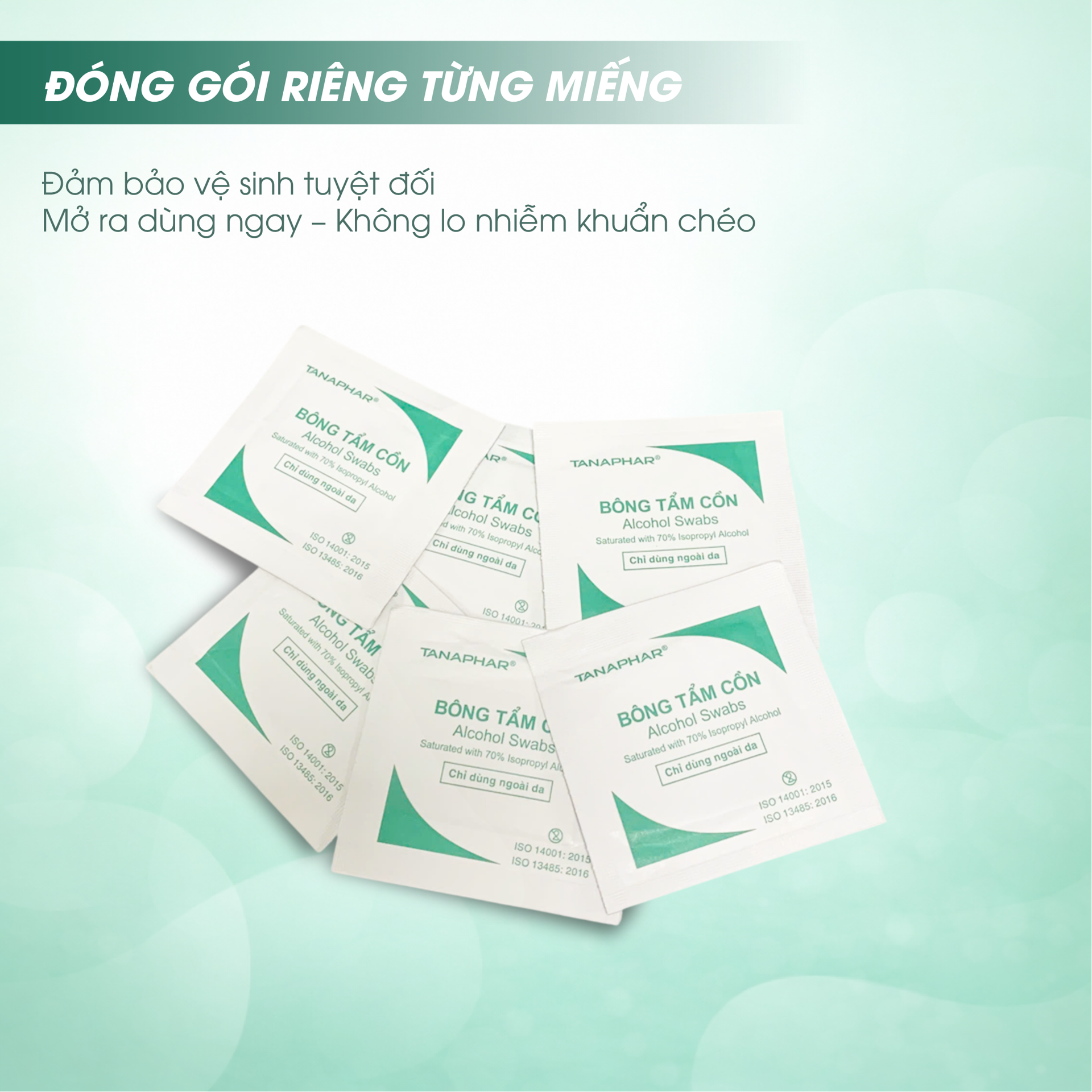Bông tẩm cồn Tanaphar BH245149 3
