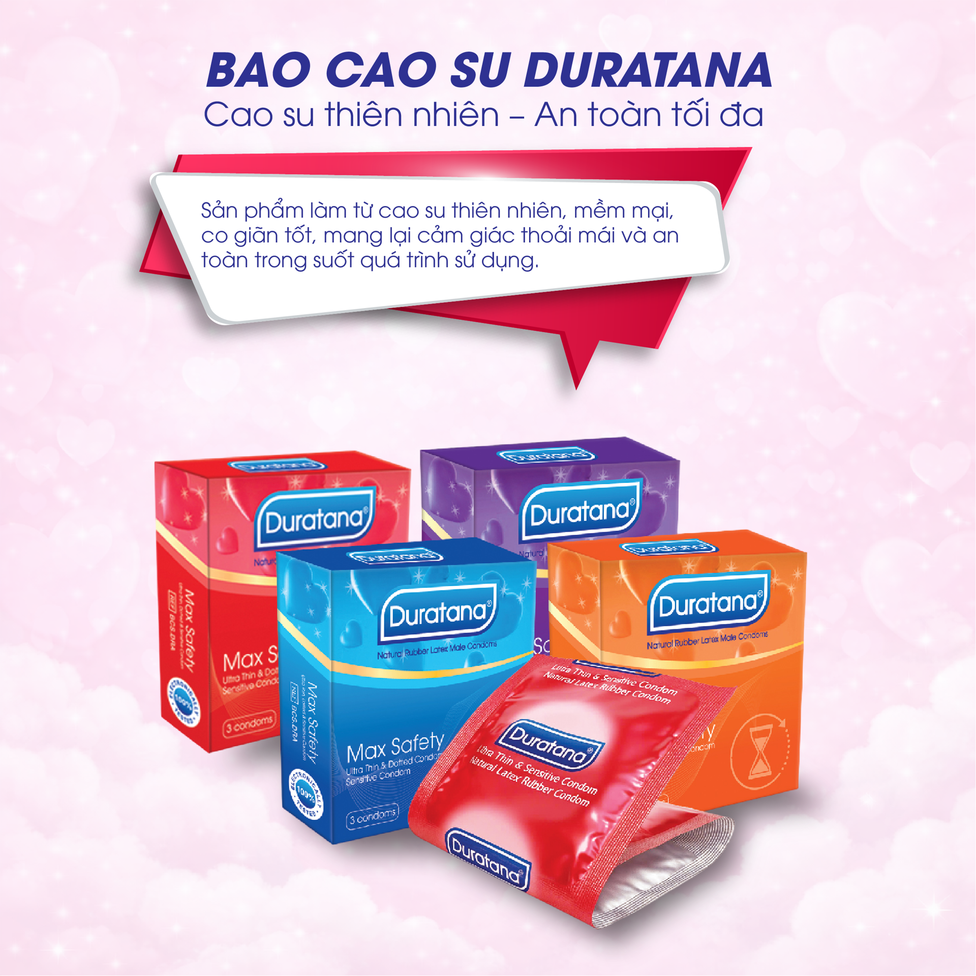 Bao Cao Su DURATANA Cao Su Thiên Nhiên BH245169 1