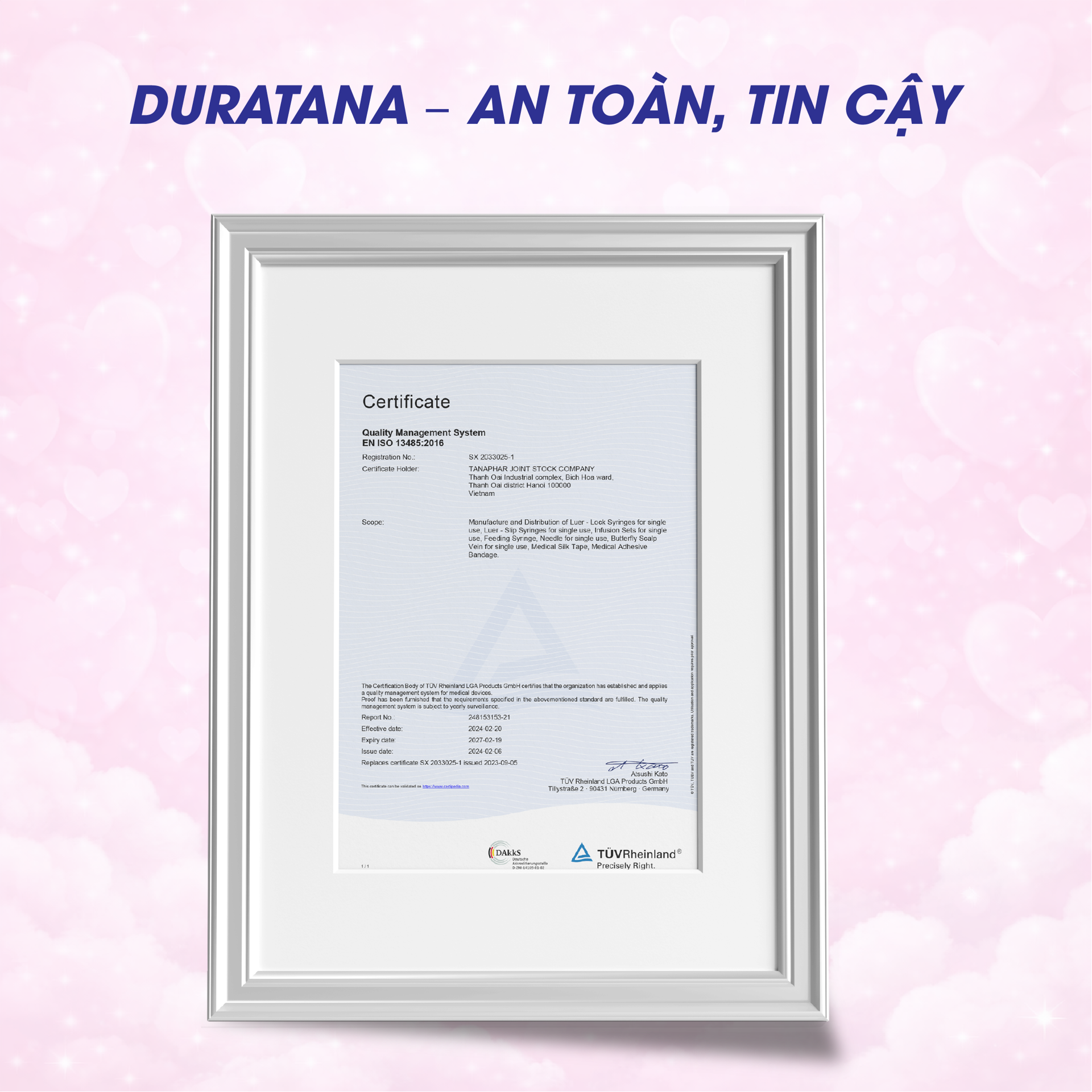 Bao Cao Su DURATANA Cao Su Thiên Nhiên BH245169 5