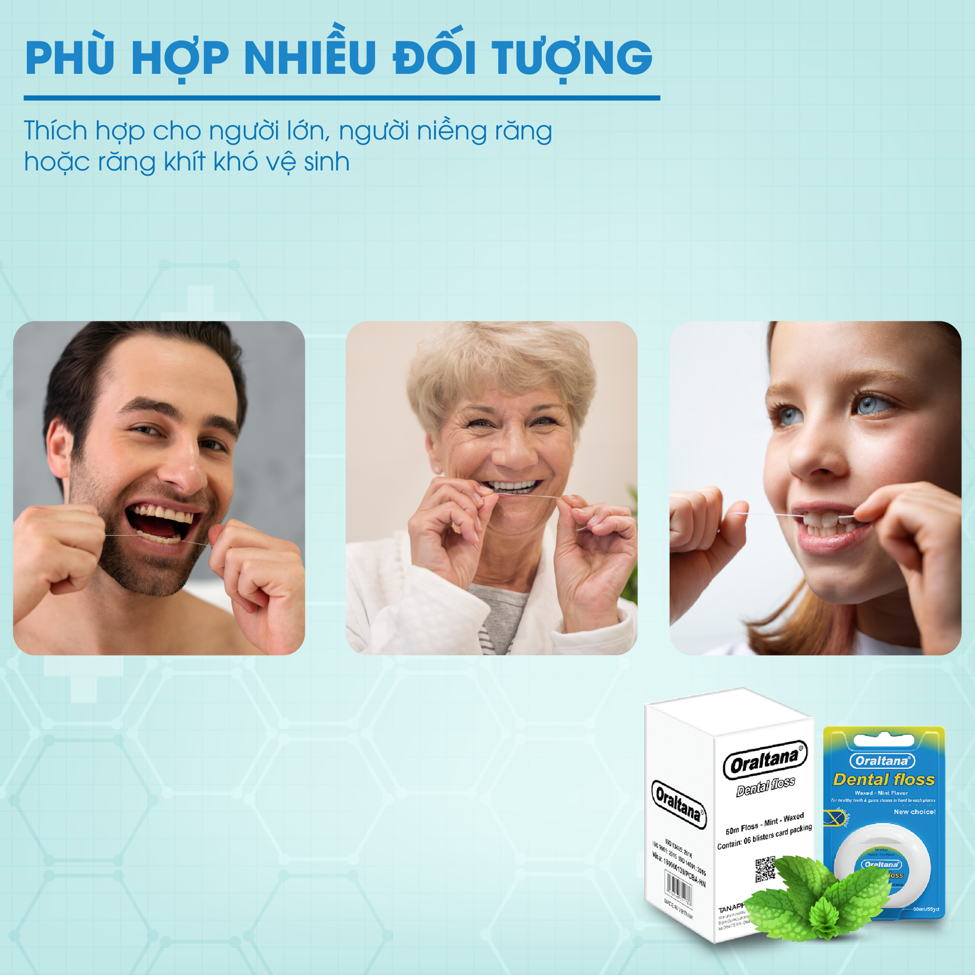 Chỉ Nha Khoa Oraltana hương bạc hà BH245151 6