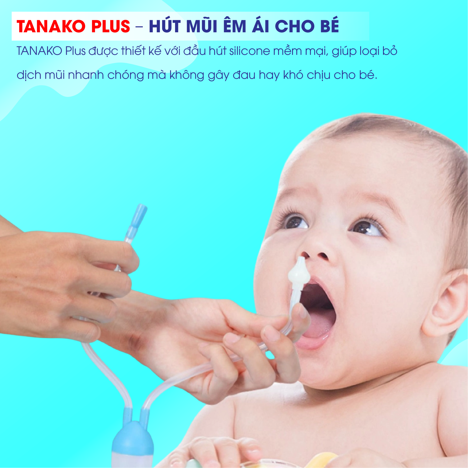 Dụng Cụ Hút Mũi Đầu Mềm Silicone TANAKO Plus BH245179 2