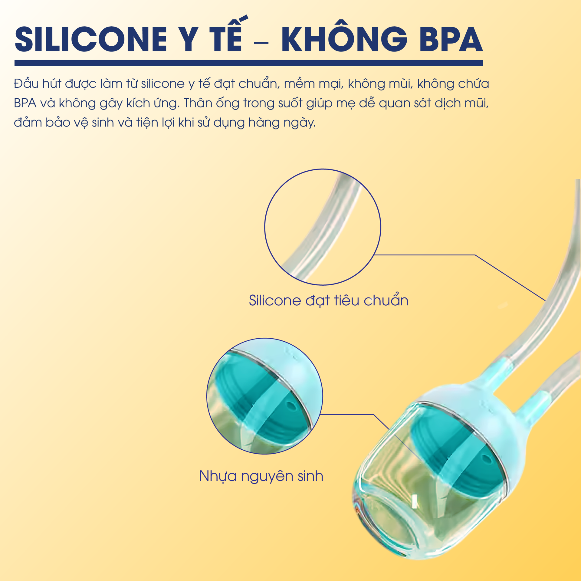 Dụng Cụ Hút Mũi Đầu Mềm Silicone TANAKO BH245178 1