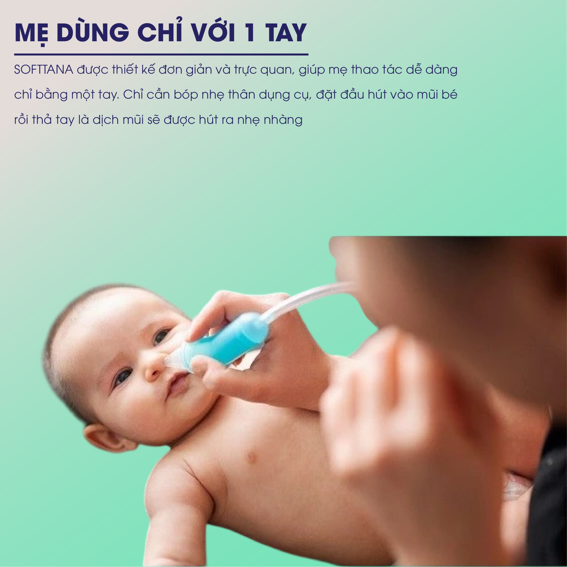 Dụng Cụ Hút Mũi Đầu Mềm Silicone SOFTTANA BH245180 3