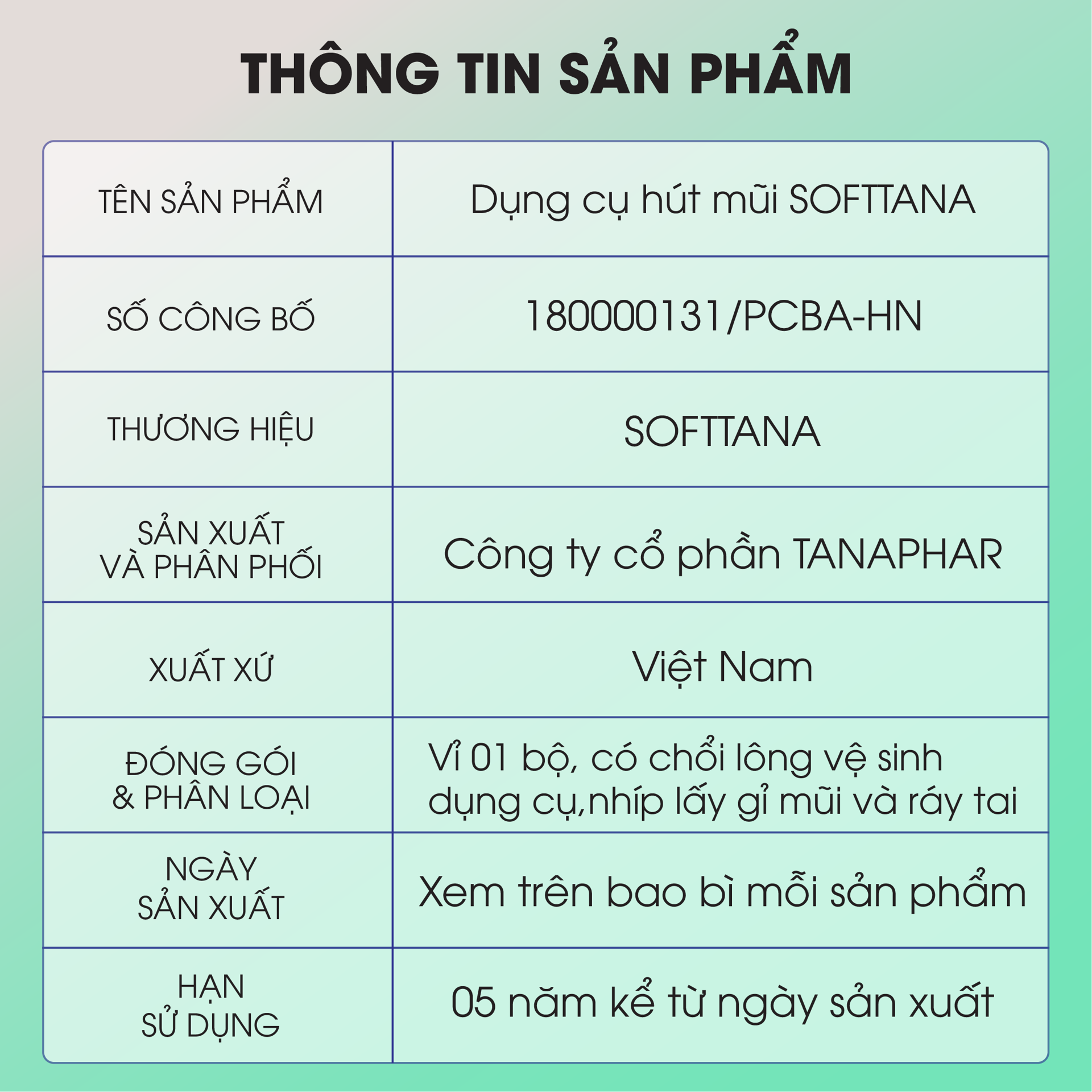 Dụng Cụ Hút Mũi Đầu Mềm Silicone SOFTTANA BH245180 2
