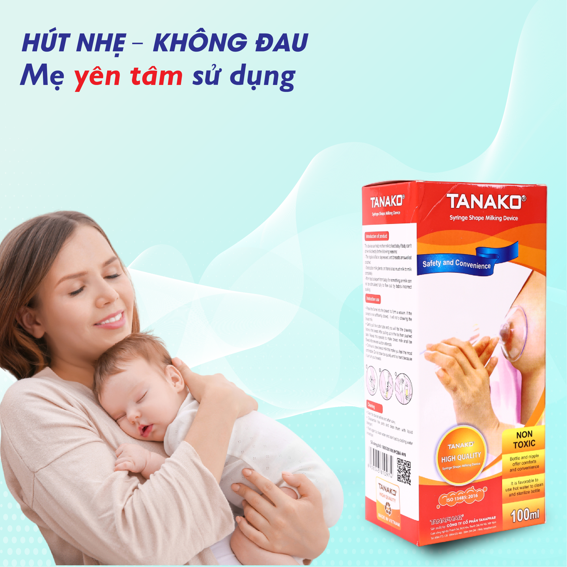 Dụng Cụ Hút Sữa Cho Mẹ Bầu TANAKO BH245155 2