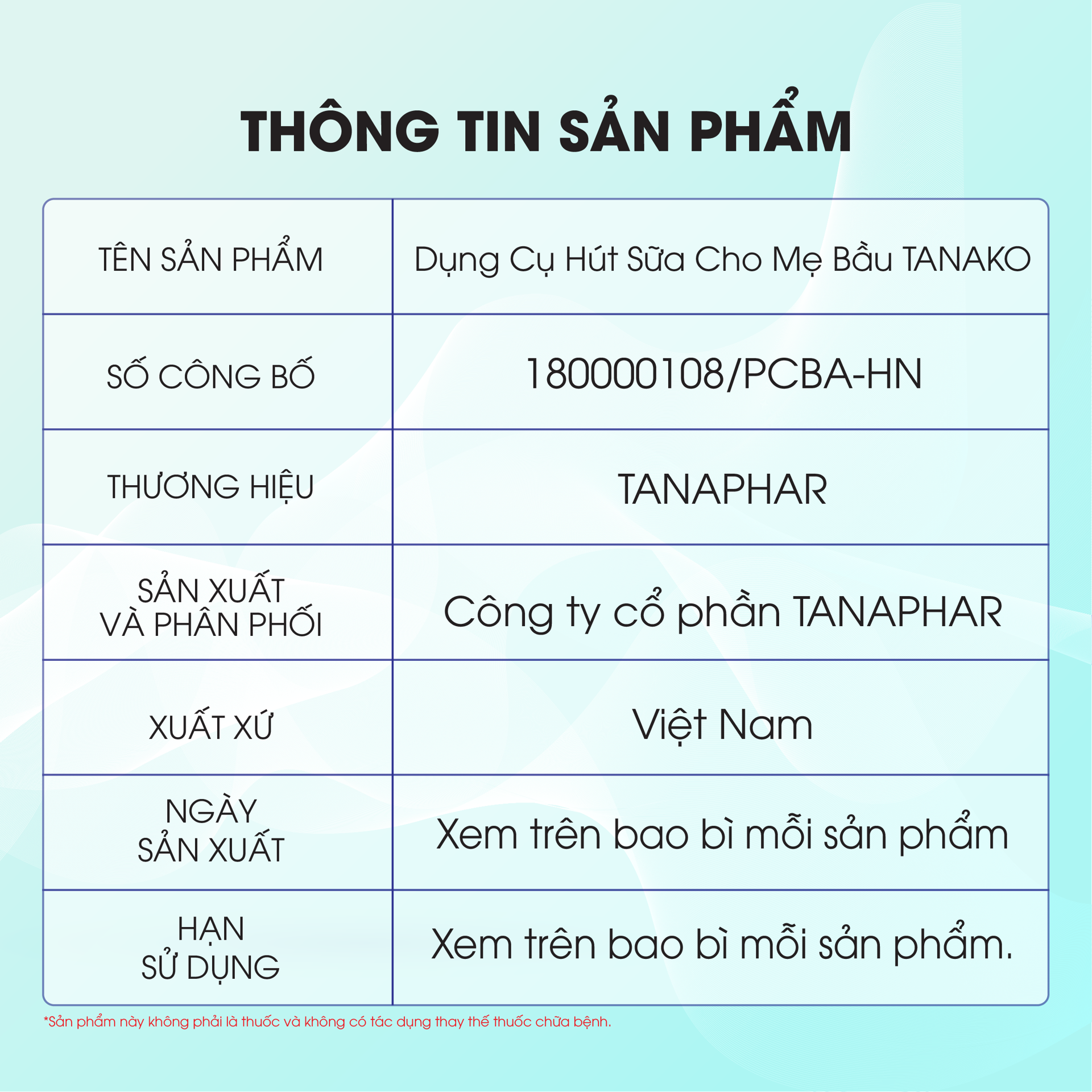 Dụng Cụ Hút Sữa Cho Mẹ Bầu TANAKO BH245155 2