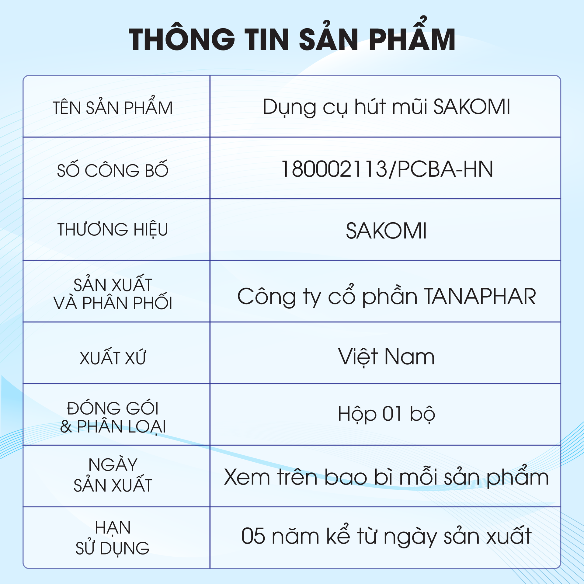 Dụng Cụ Hút Mũi SAKOMI BH245181 2