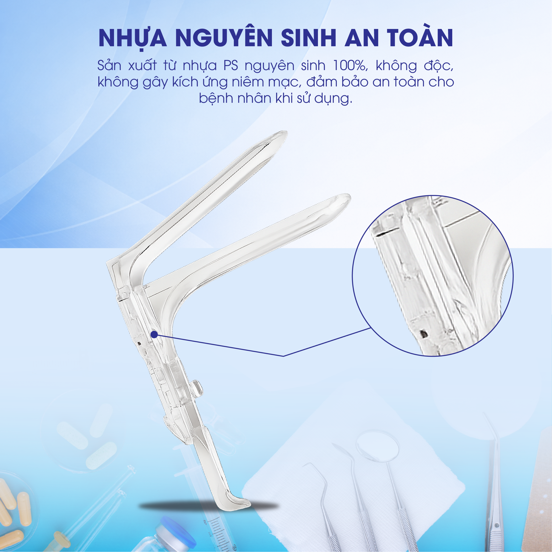 Mỏ Vịt Khám Phụ Khoa TANAPHAR - Combo 10 Túi BH245160 1