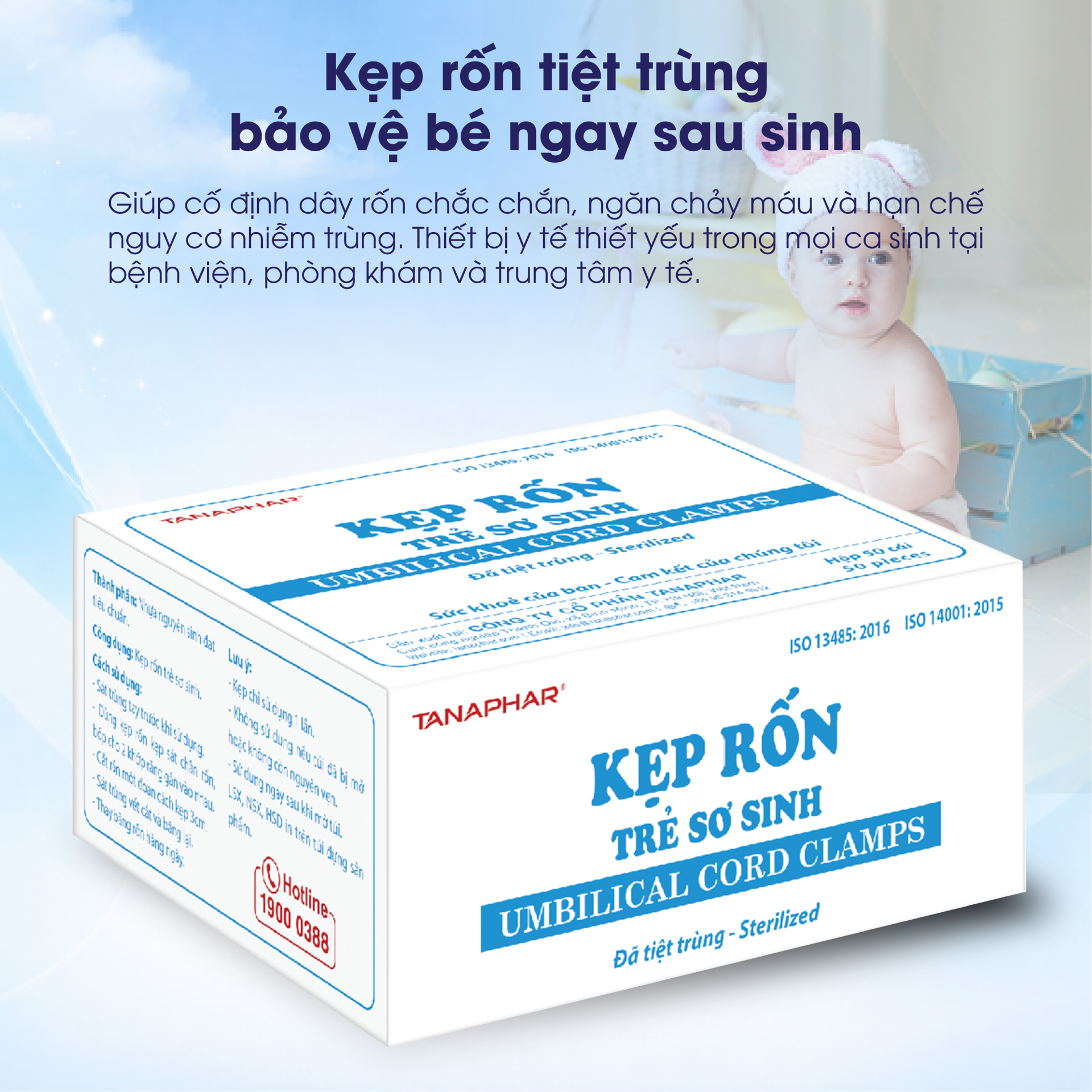 Kẹp Rốn Trẻ Sơ Sinh TANAPHAR BH245182 1