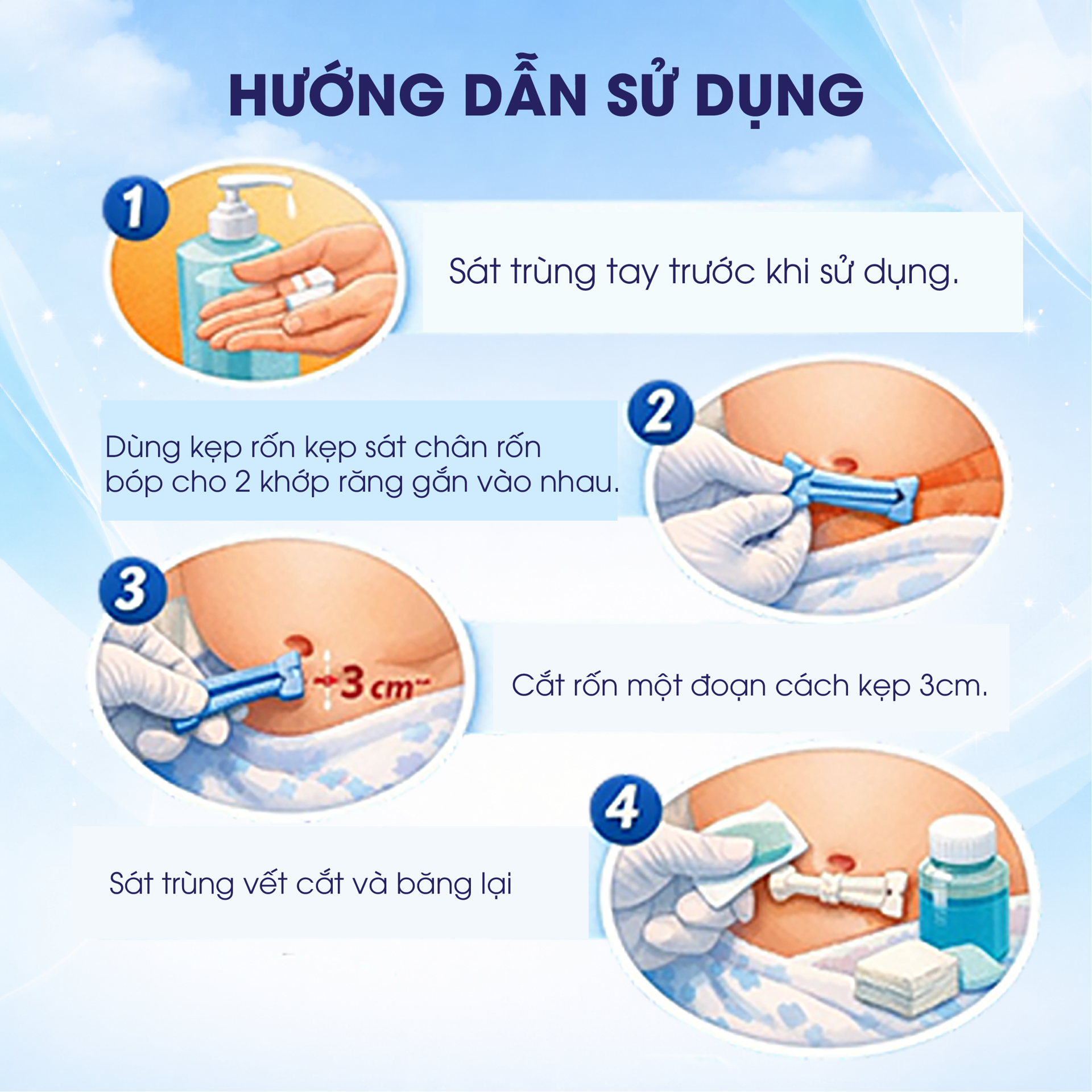 Kẹp Rốn Trẻ Sơ Sinh TANAPHAR BH245182 1