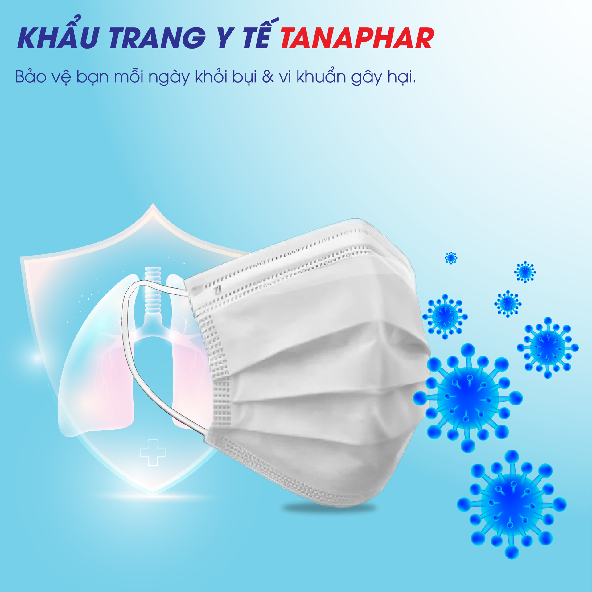 Khẩu trang y tế TANAPHAR BH245195 2